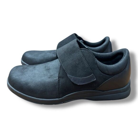 Drew Shoes Moonwalk Black 14100 Casual Shoe Orthopedic Slip On Women's Size 11 - Picture 3 of 12